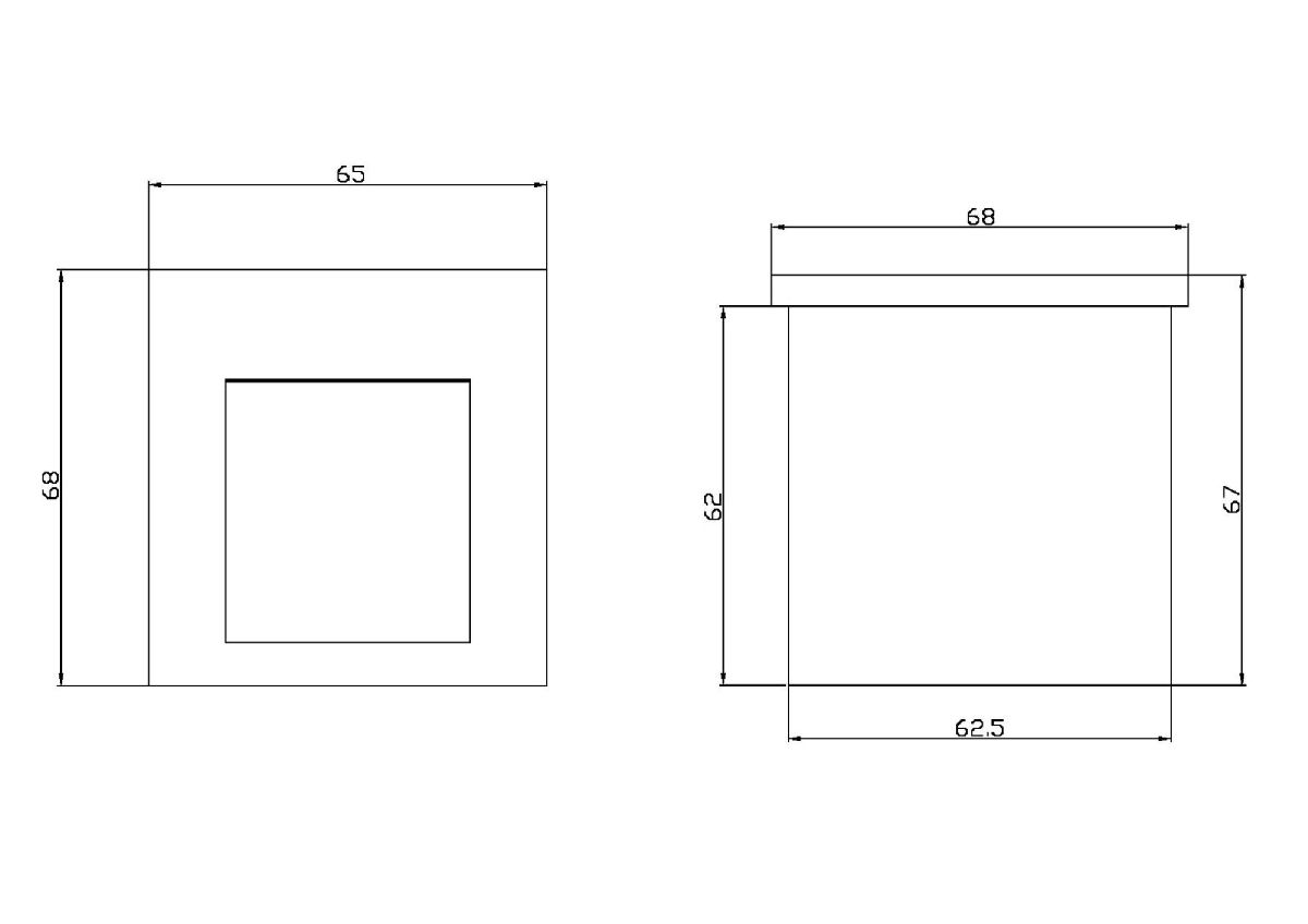 Встраиваемый светильник Maytoni Arca O038-L3W