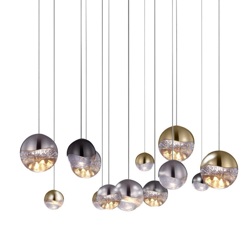Подвесной светильник Delight Collection Globo SD3301-13A nickel