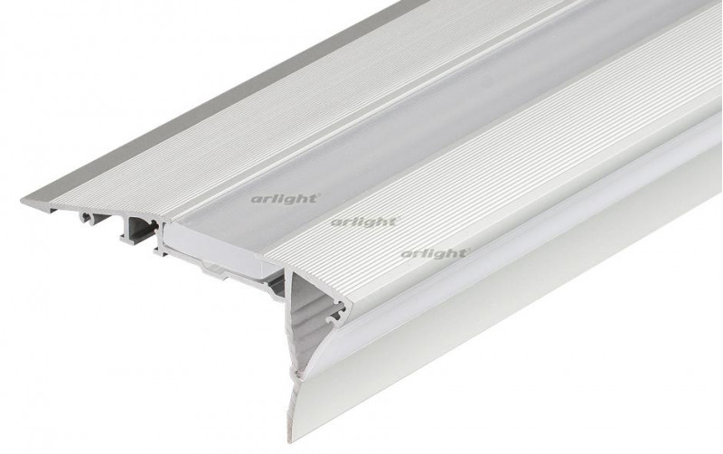Профиль с экраном Arlight ALU-STAIR-D-2000 ANOD+FROST 015478