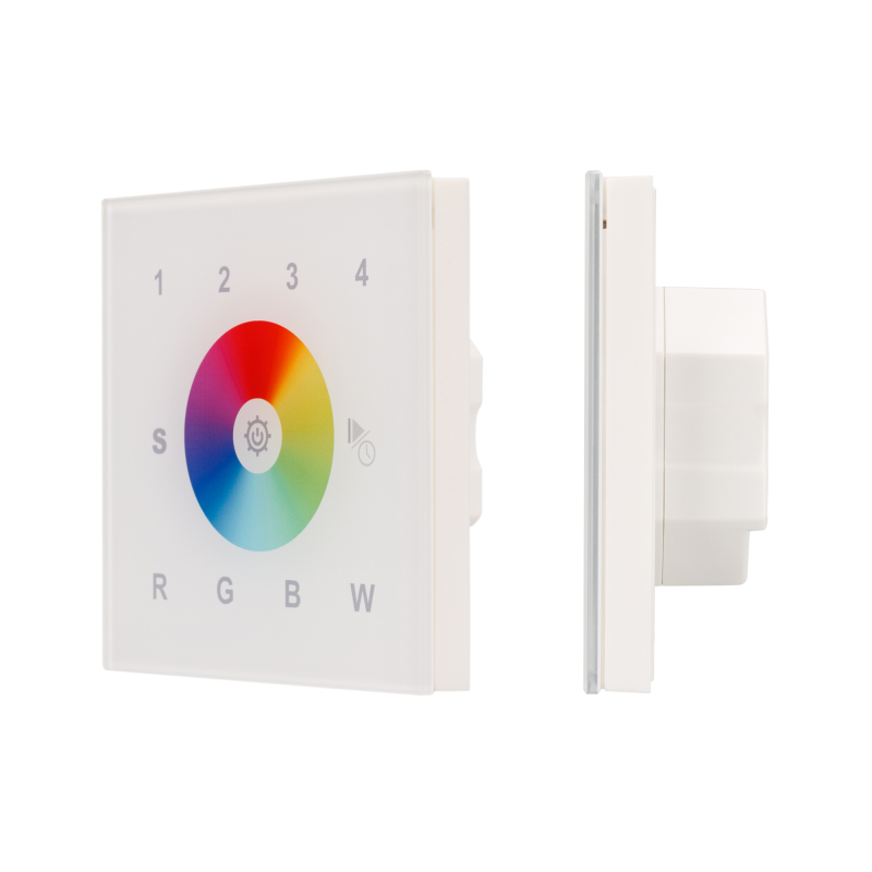 Панель Arlight Sens SR-2820AC-RF-IN White (220V,RGBW,4зоны) 017857