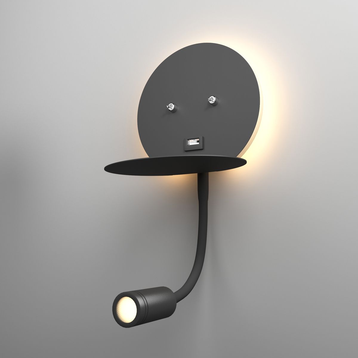 Бра Elektrostandard Lungo LED черный MRL LED 1017 4690389149948