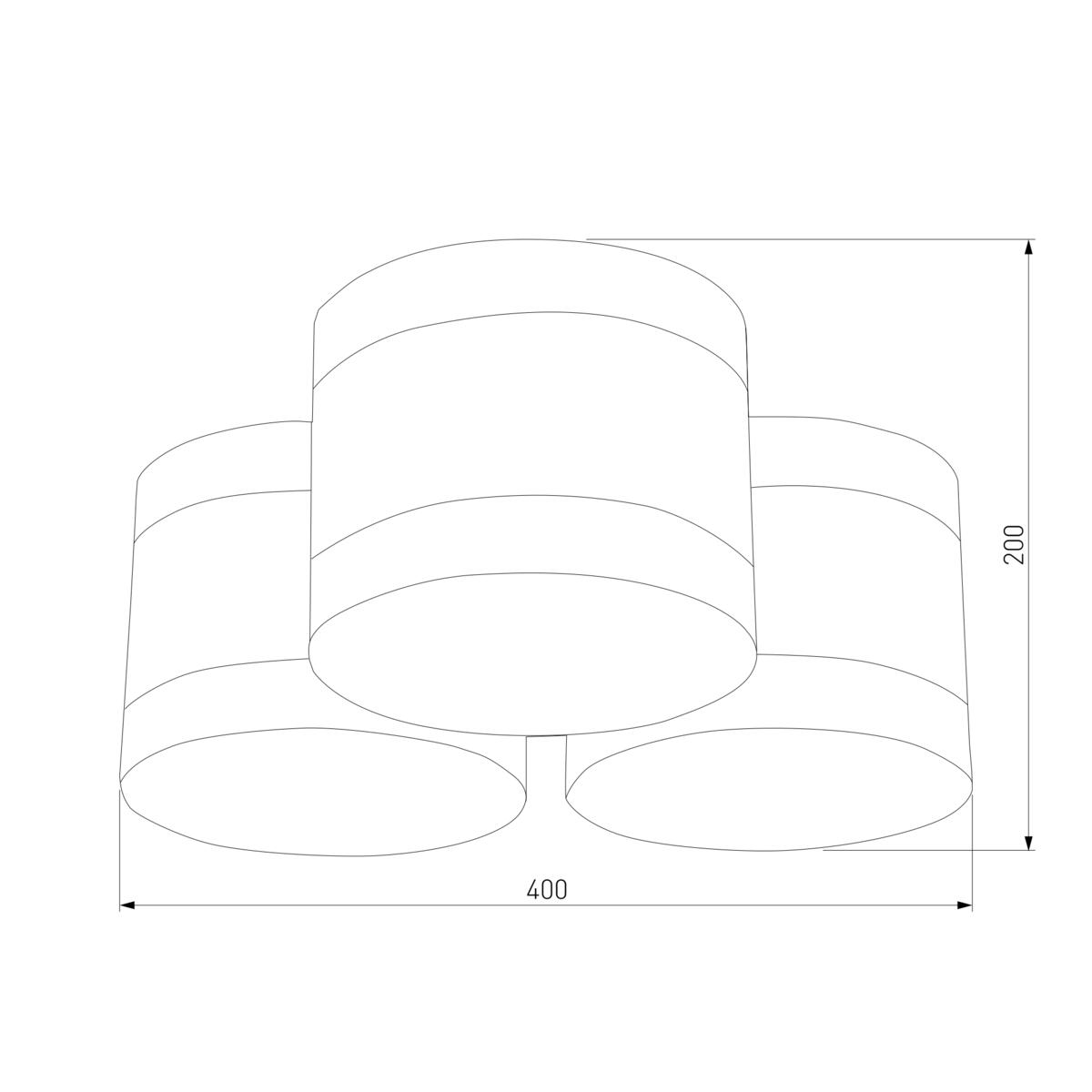 Потолочный светильник TK Lighting Tago 853 Tago white