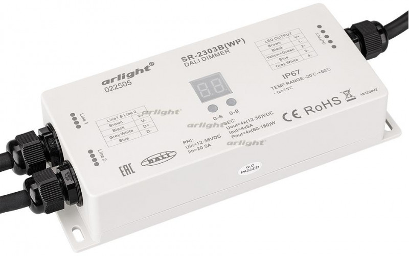 Диммер Arlight DALI SR-2303BWP 022505