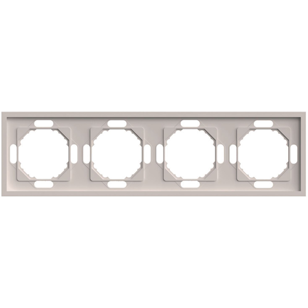 Рамка 4-местная Stekker Эмили PFR00-5004-08 кашемир soft touch 49913