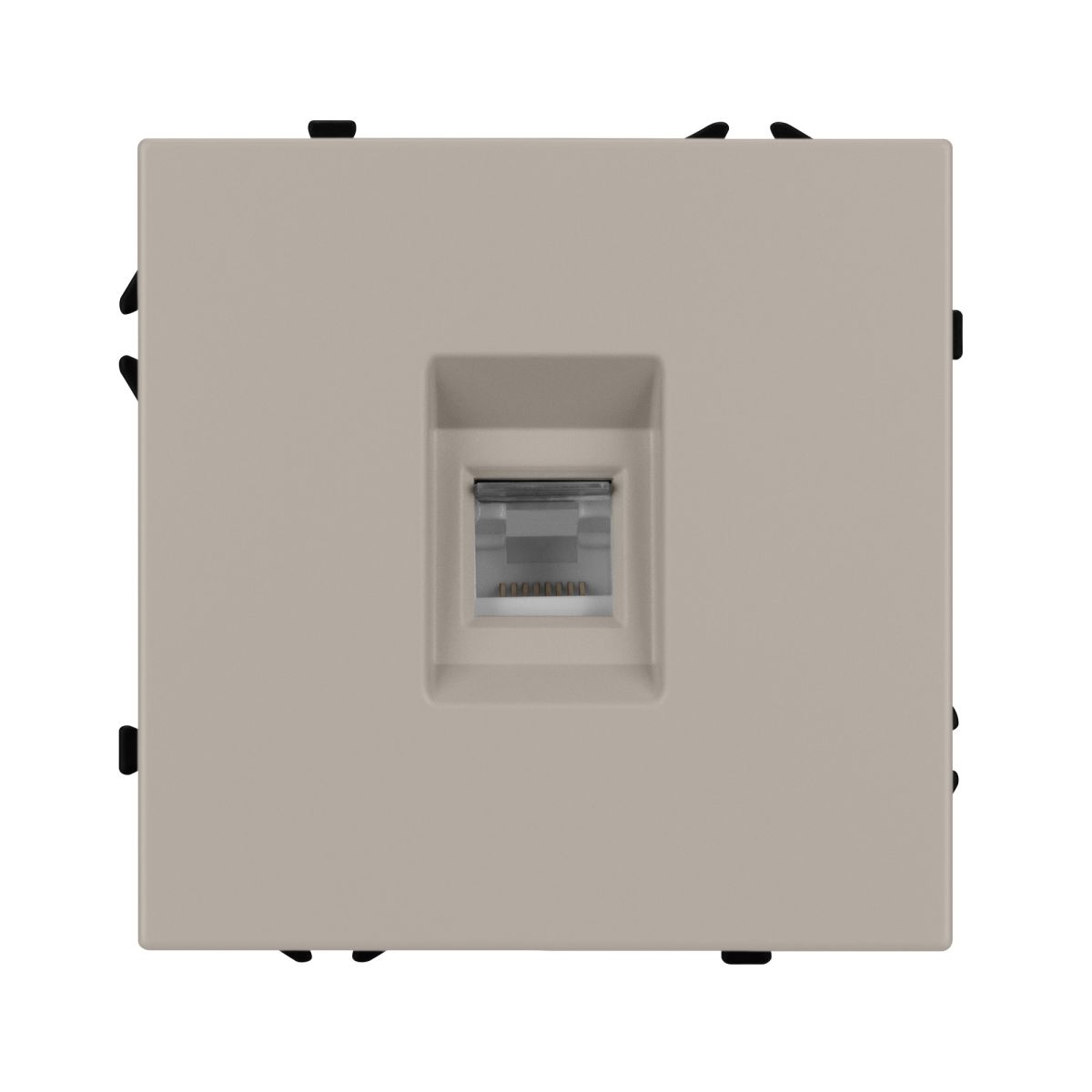 Розетка компьютерная софт-тач кашемир Arlight SCT-MPC1-SFPL-CA (RJ-45, CAT6) 059438(1)