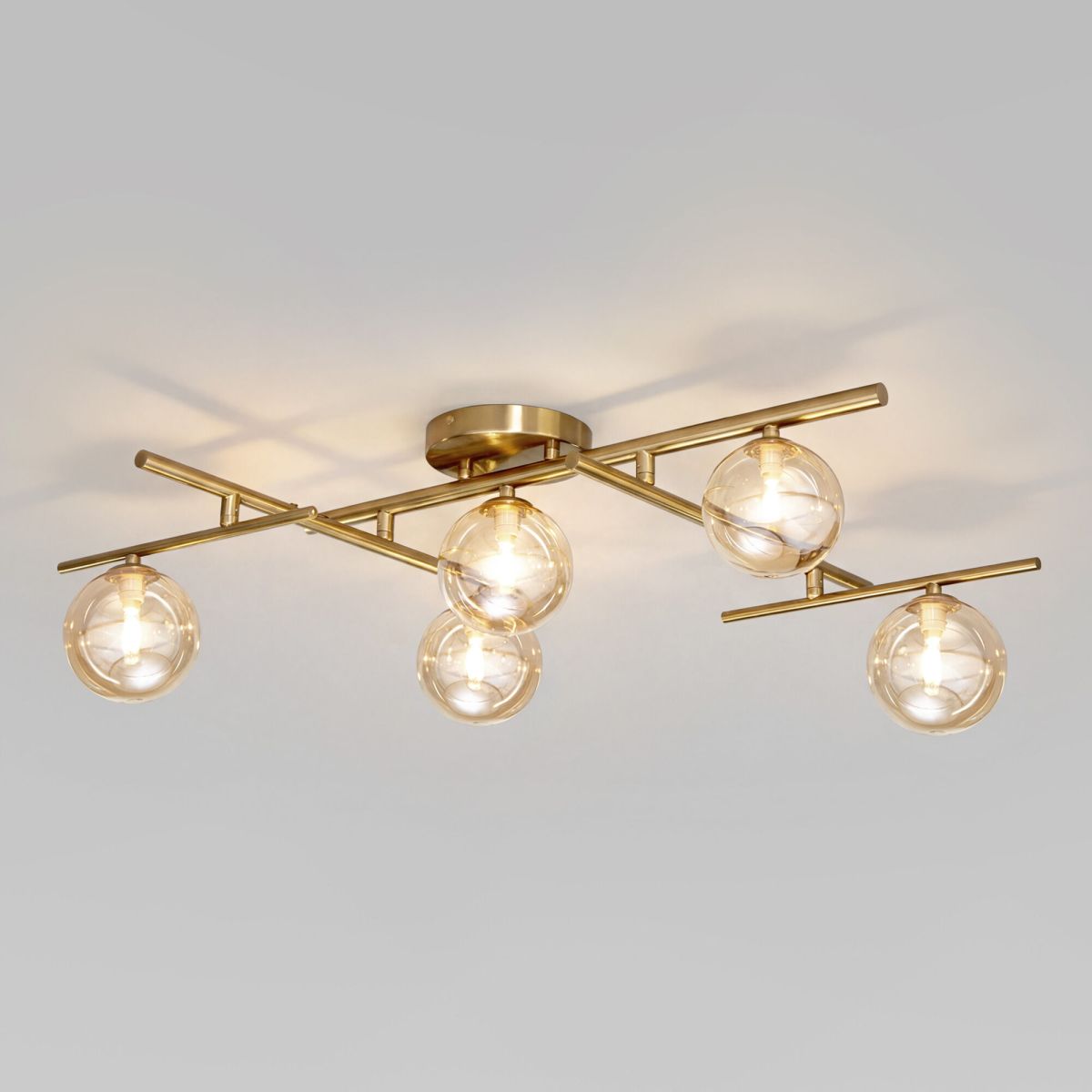 Потолочный светильник Eurosvet Liana 502001/5 латунь a072099