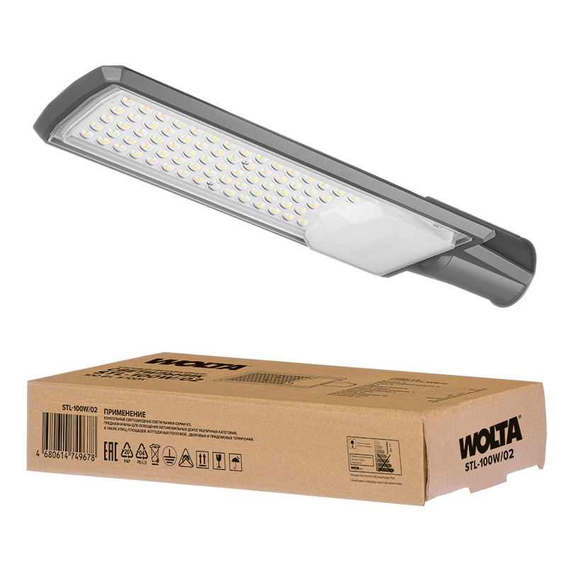 Уличный консольный светильник WOLTA STL-100W/02