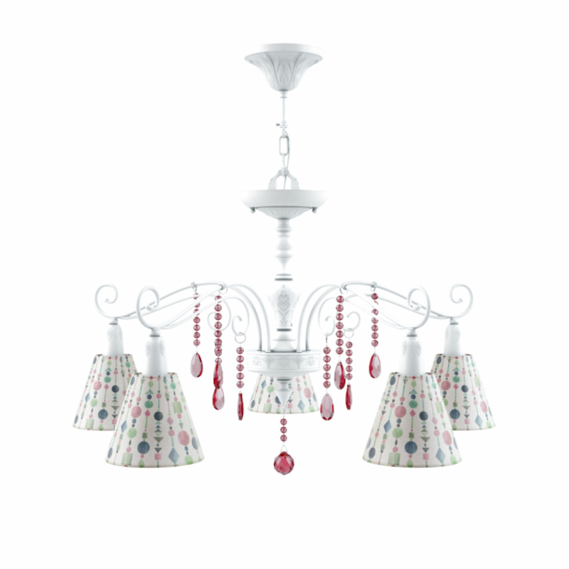 Подвесная люстра Lamp4you Provence E4-05-WM-LMP-O-17-CRL-E4-05-PK-DN