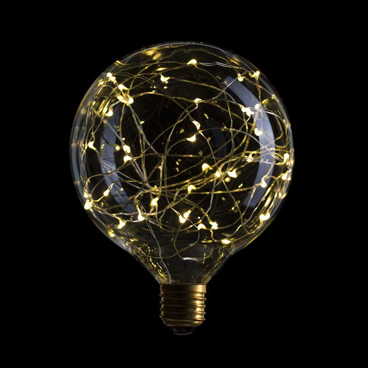 Лампа светодиодная филаментная Sun Lumen E27 1,5W 2600K прозрачная 057-042