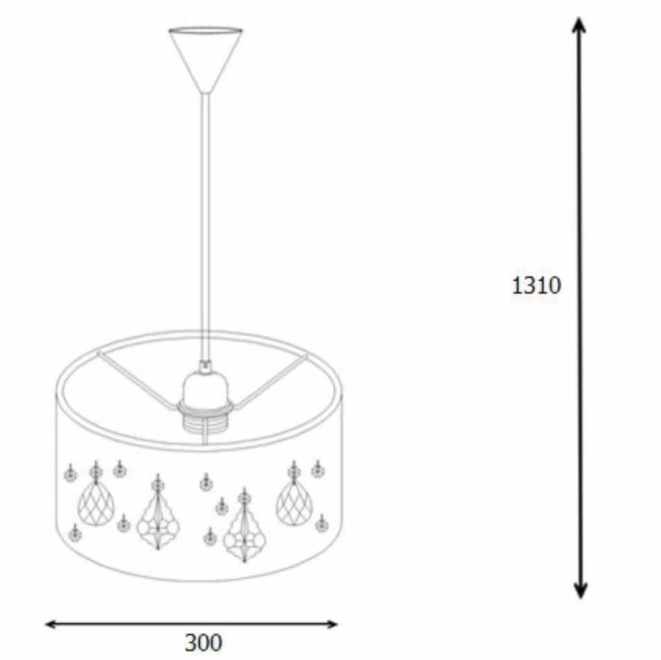 Подвесной светильник Lucide Spilti 34407/30/57