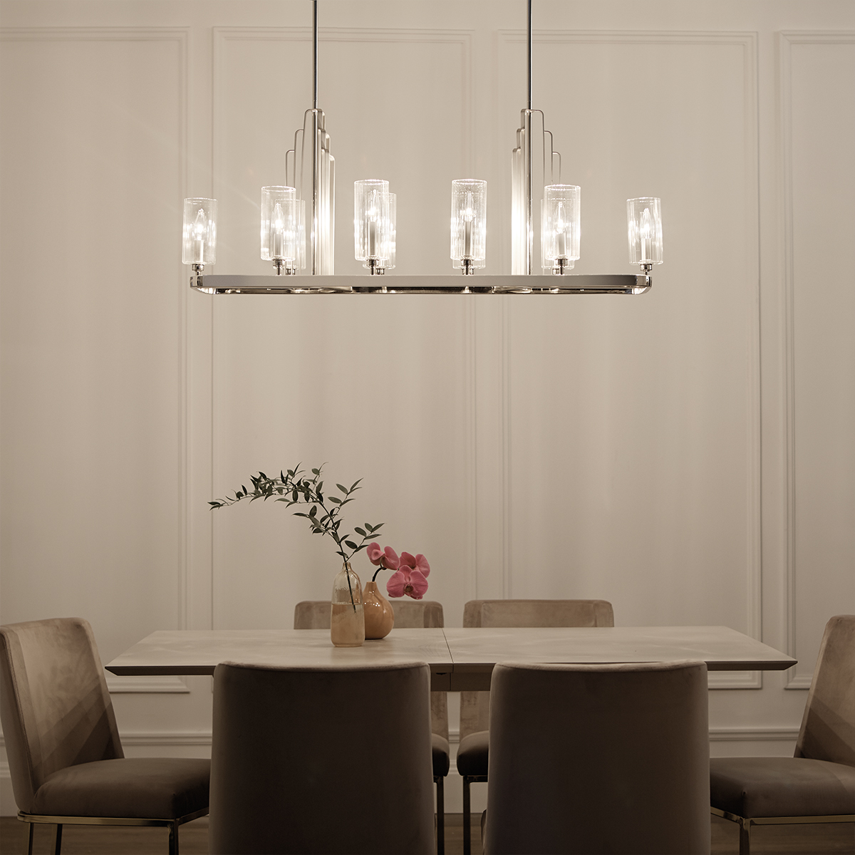 Подвесная люстра Kichler Kimrose QN-KIMROSE10-PN