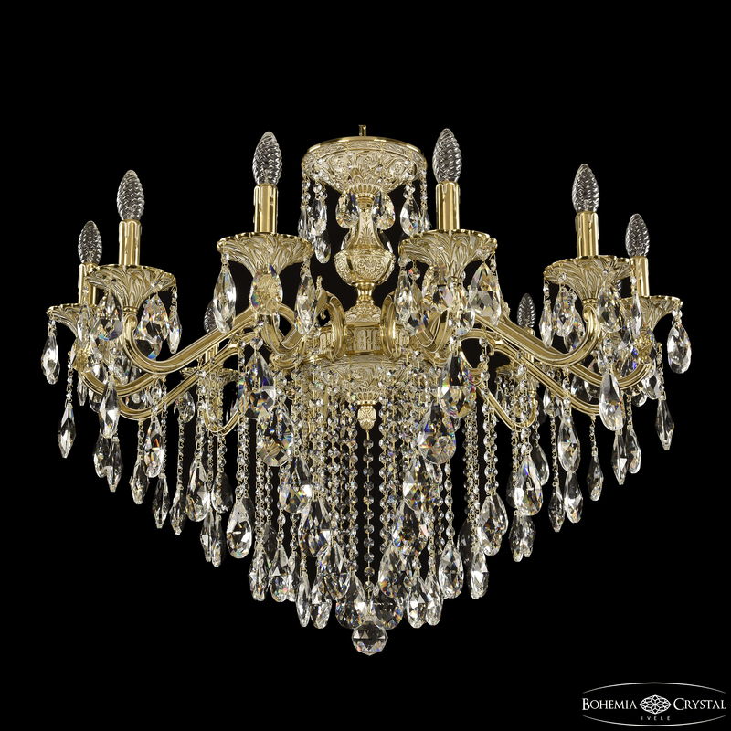 Подвесная люстра Bohemia Ivele Crystal Verona 72202/12/300 B GW