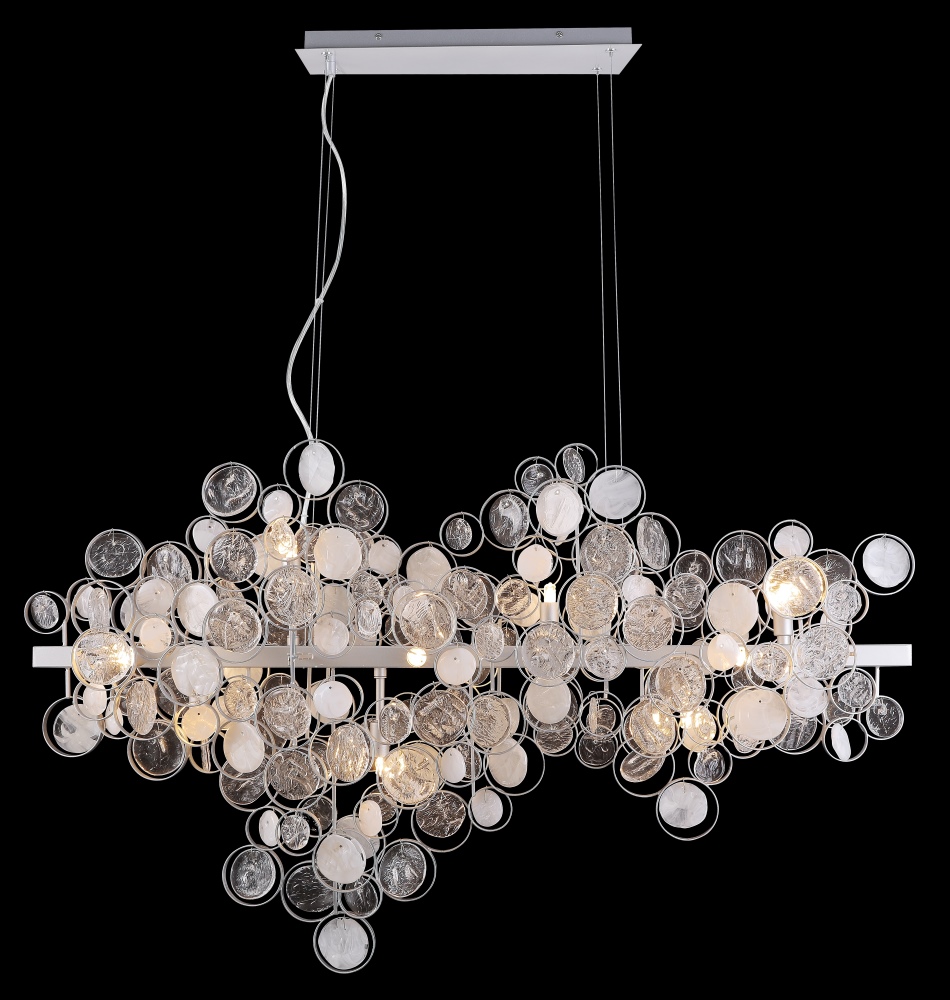 Подвесной светильник Crystal Lux Deseo DESEO SP12 L1000 SILVER