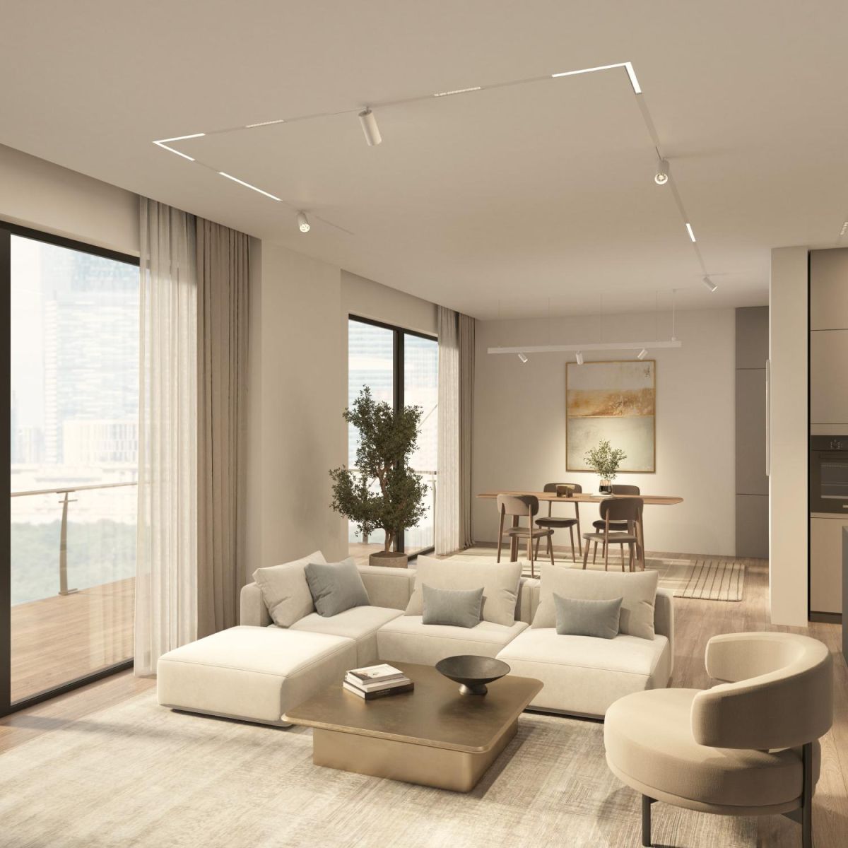 Трековый однофазный светильник Denkirs Simple Spot DK8120-WH