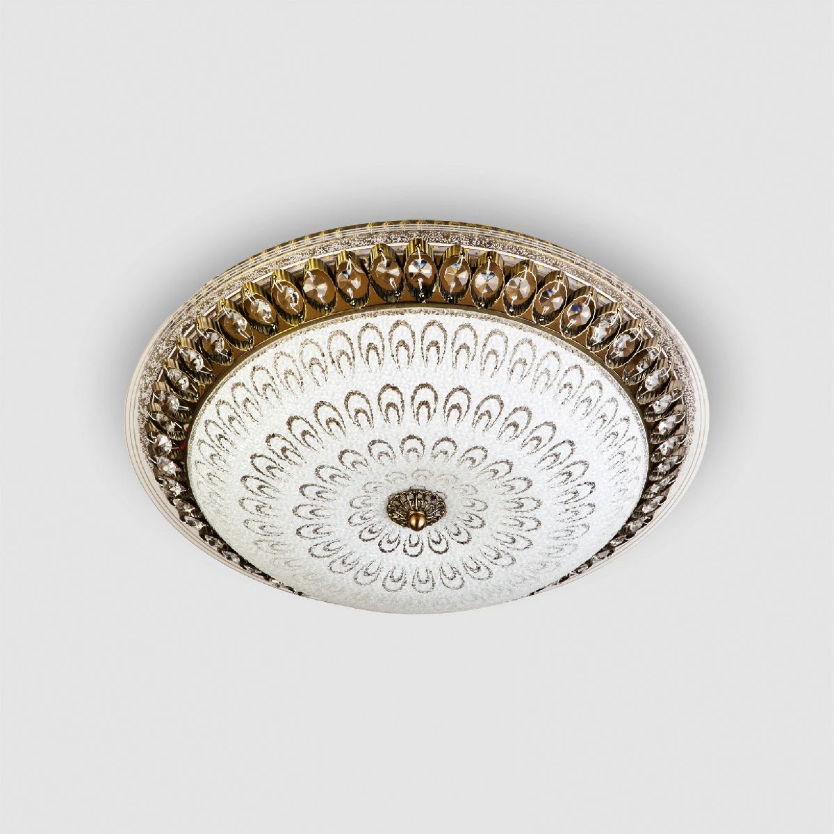 Потолочный светильник стеклянный LED4U L1107-300 AB
