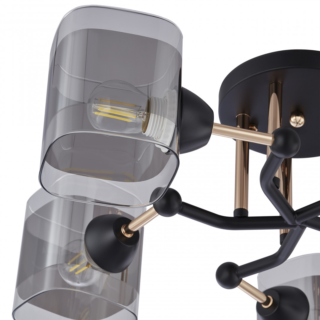 Потолочная люстра Arte Milano Amalfi 324308/5 BK+FG