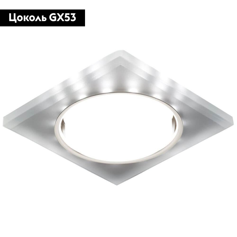 Встраиваемый светильник Ambrella Light GX53 LED G215 CH/WH