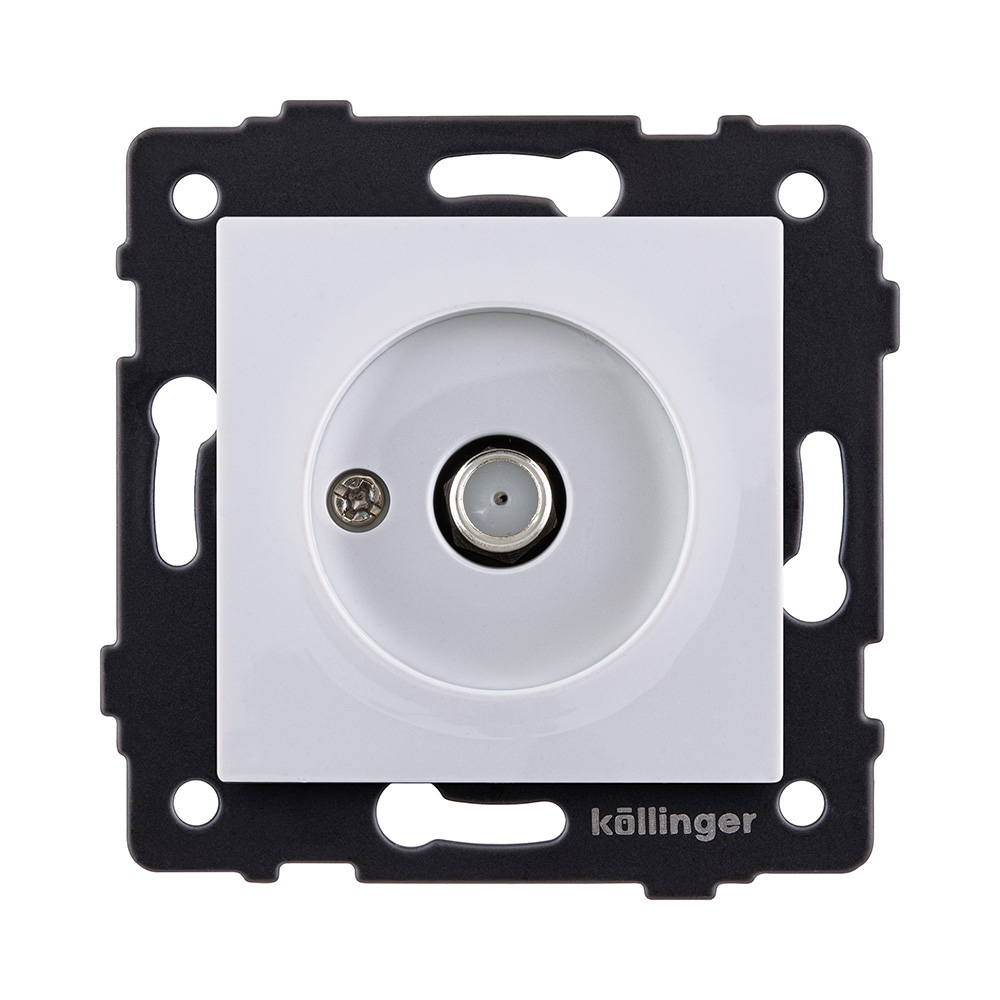 Розетка спутниковая SAT, белый Kollinger REA-020WH для Aspekt, Eleganz, Reflex
