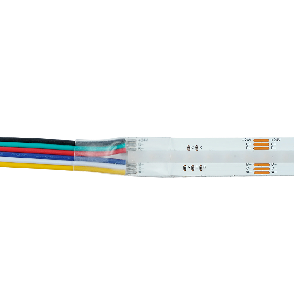 Лента светодиодная 24V Feron LS538, 840*COB, 22W/m, IP20, RGB+2300К+6500K 53337