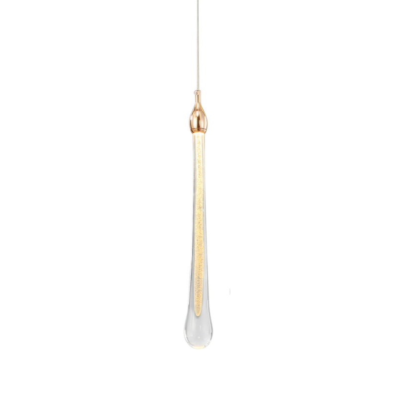 Подвесной светильник Delight Collection Teardrop 20592P-1 gold