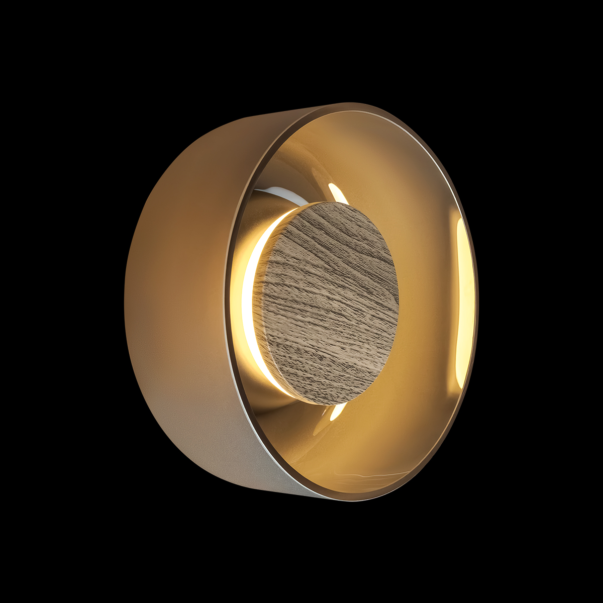 Настенный светильник LOFT IT Totem 10466W Smoke matte wood