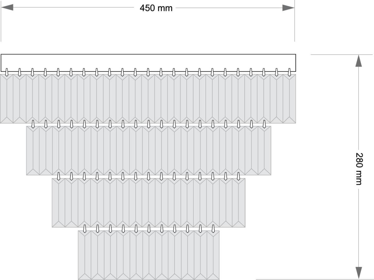 Потолочная люстра Kutek Ellini ELL-PLM-6(Z)450/I