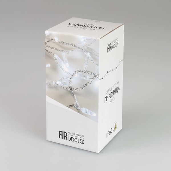 Светодиодная гирлянда Arlight ARD-String-Classic-10000-White-100LED-Milk-Flash Warm 031205