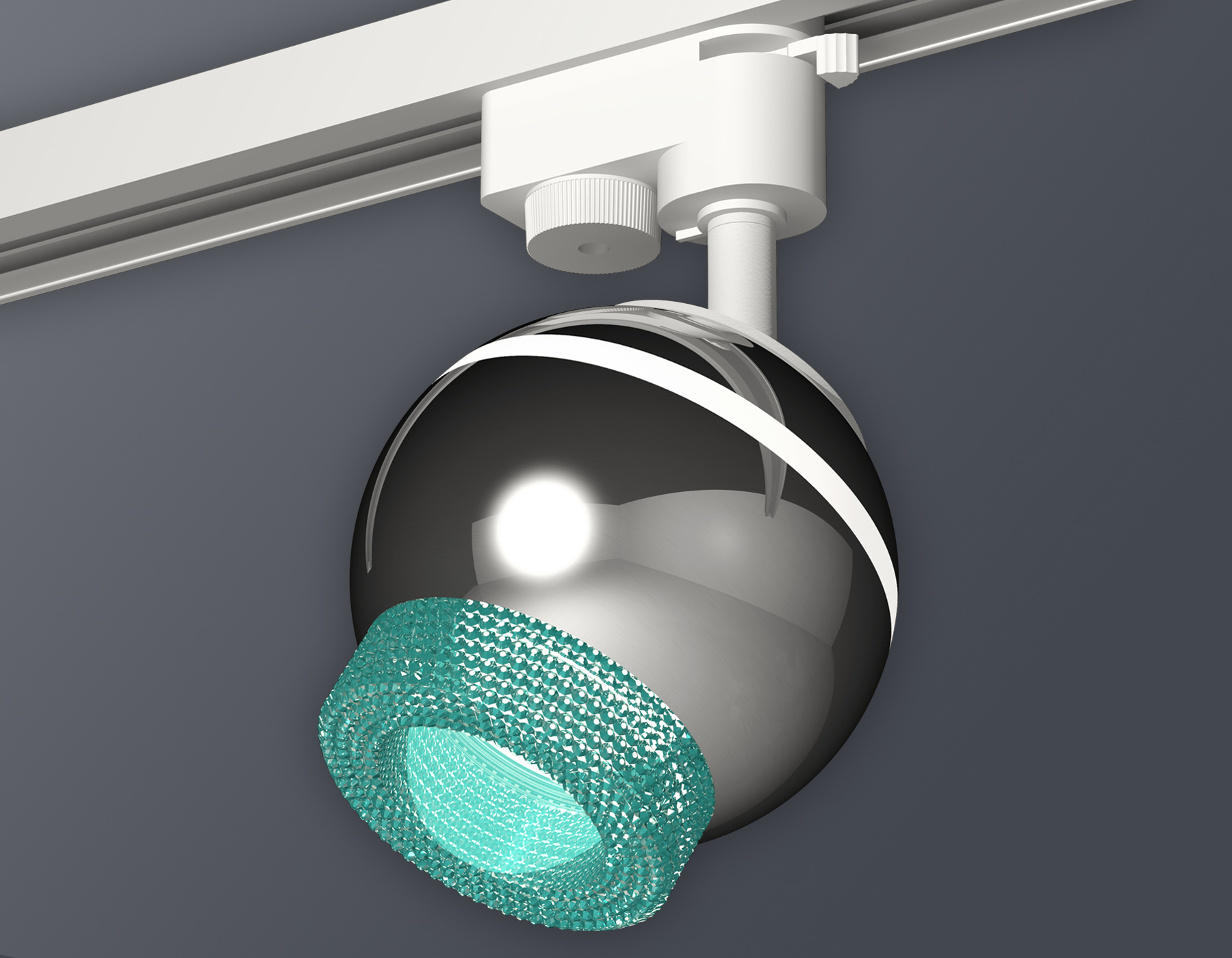 Трековый однофазный светильник с подсветкой Ambrella Light Track System XT1104004 (A2520, C1104, N7194)