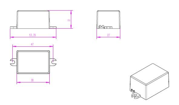 Блок питания Deko-Light Power supply 4Вт 220-240В IP20 872014