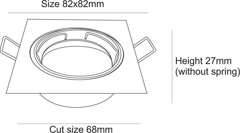 Встраиваемый светильник Deko-Light Built-in 449211