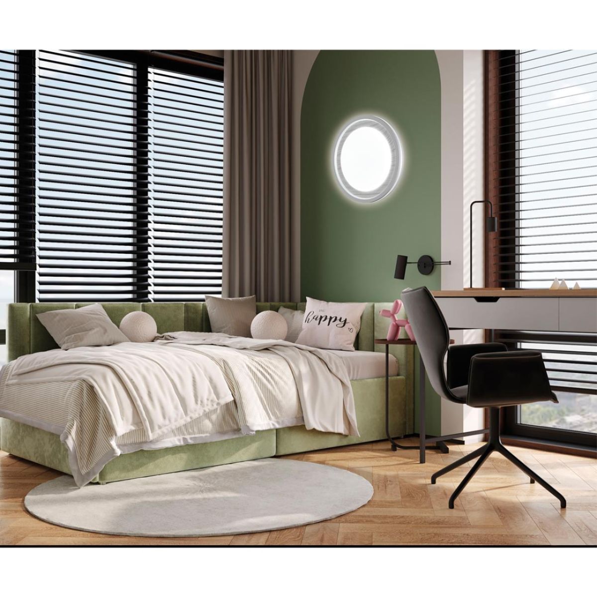 Настенно-потолочный светильник Sonex Color Mavi Wood 7681/ELN