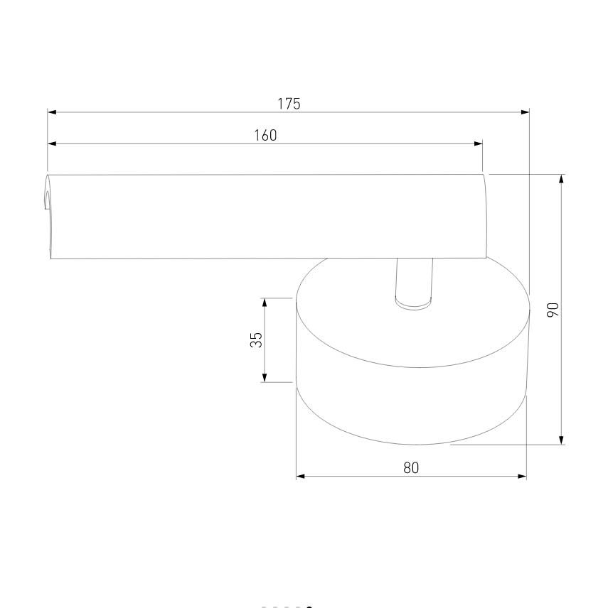 Бра Eurosvet Tint 20126/1 LED белый