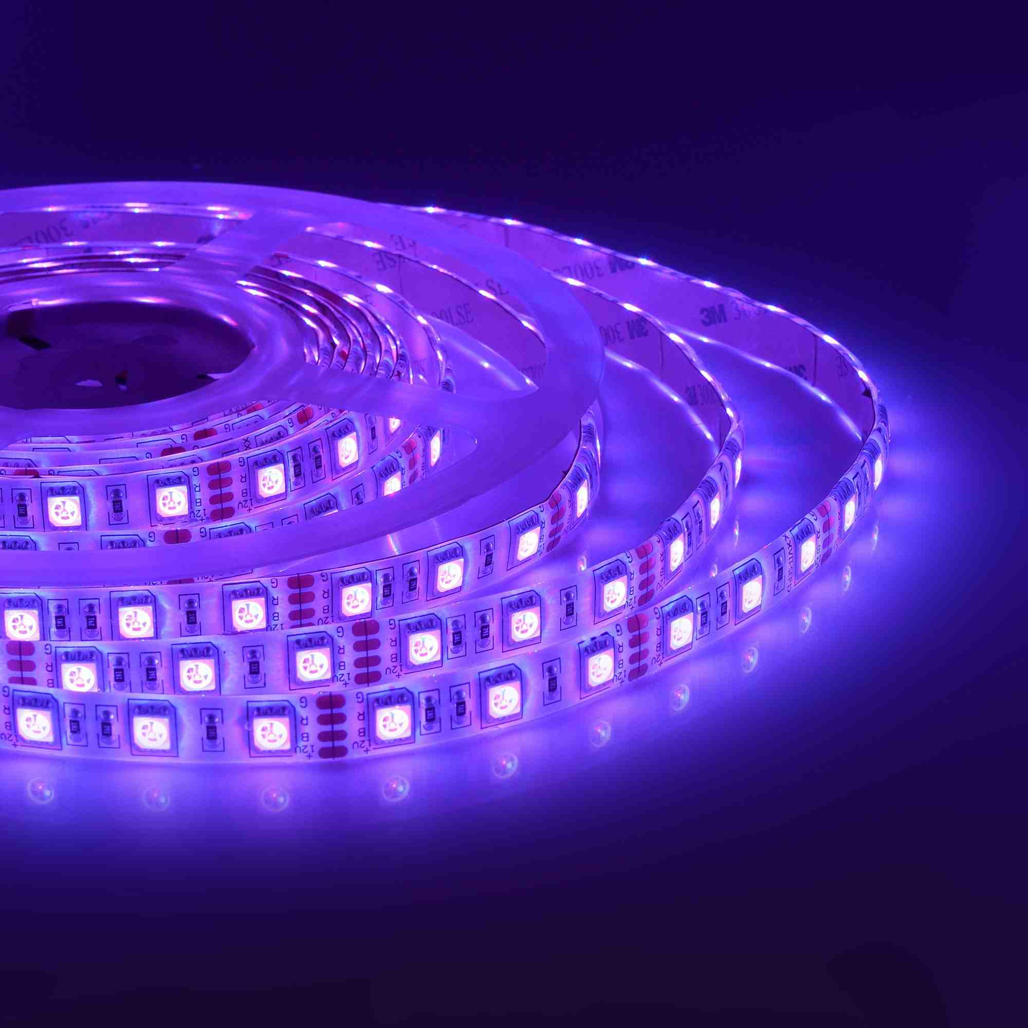 Светодиодная лента Apeyron 12В СТ 14,4Вт/м smd5050 60д/м IP65 5м RGB 00-12