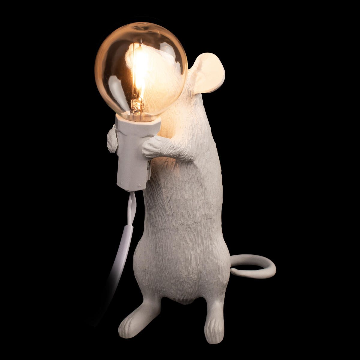 Настольная лампа модерн Loft IT Mouse 10313 White