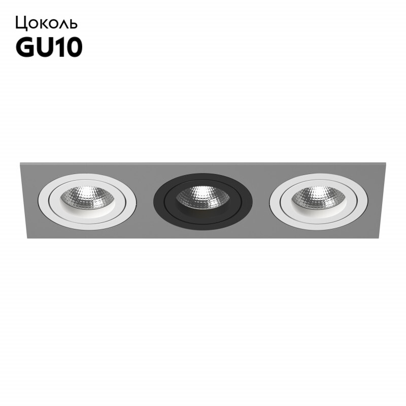 Встраиваемый светильник Lightstar INTERO 16 i539060706 (217539+217606+217607+217606)