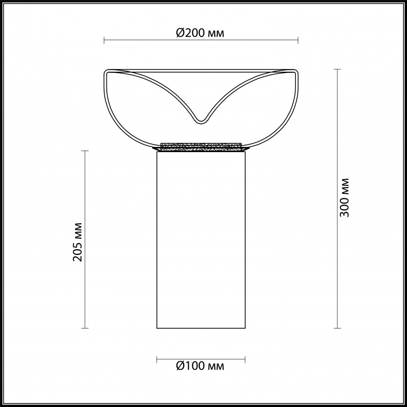 Настольная лампа Odeon Light 4721/7TL