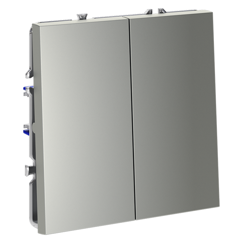 Выключатель двухклавишный Voltum S70 VLS020105