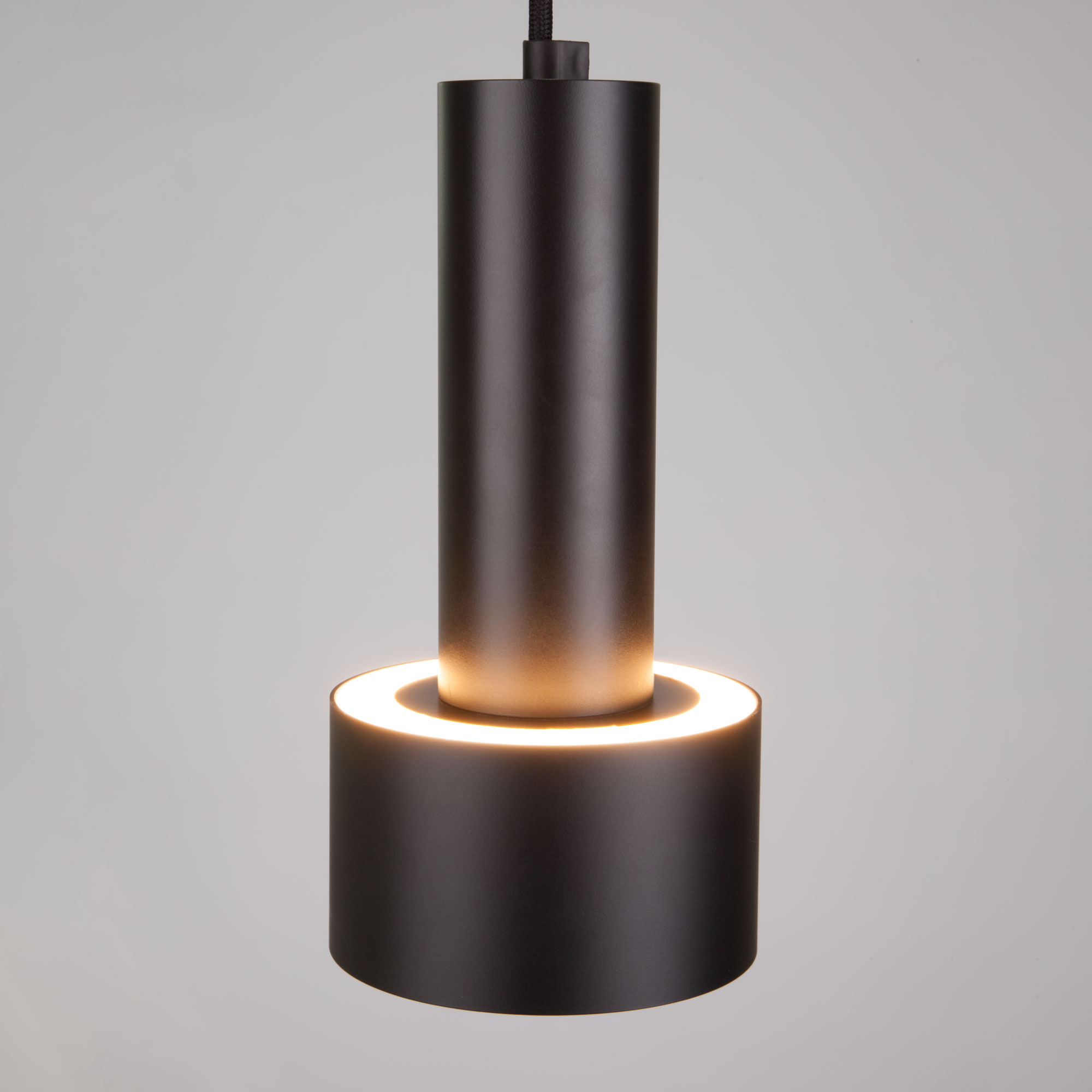 Подвесной светильник Eurosvet Charlie 50134/1 LED черный/золото в Москве