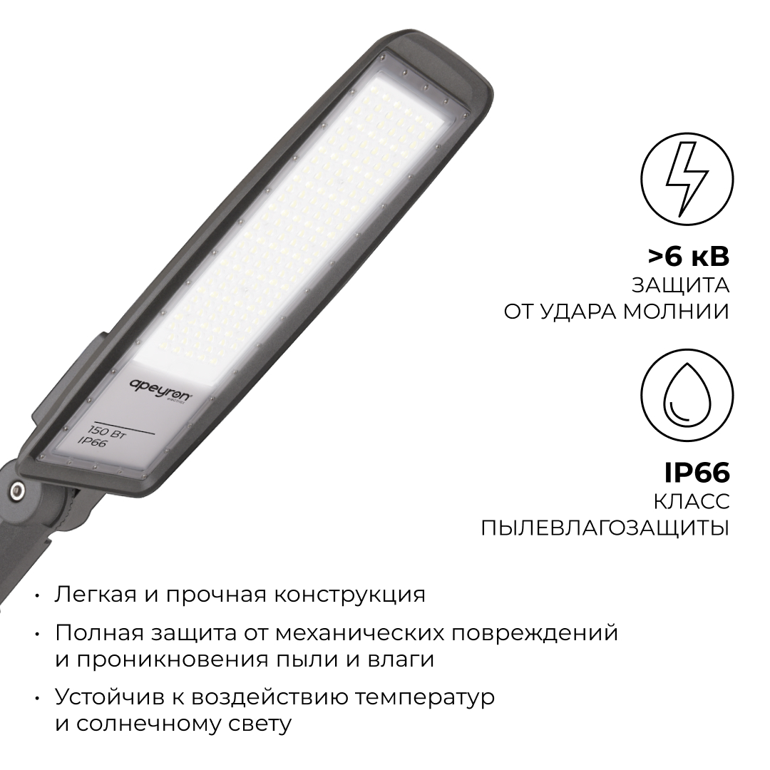 Уличный консольный светильник на столб Apeyron 29-12