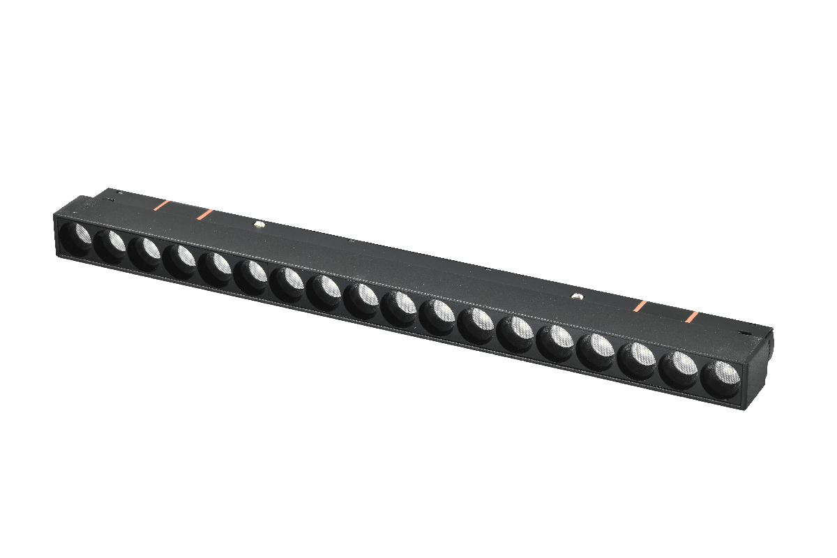 Трековый магнитный светильник iLedex Vision 4822-002-L350-18W-38DG-3000K-BK