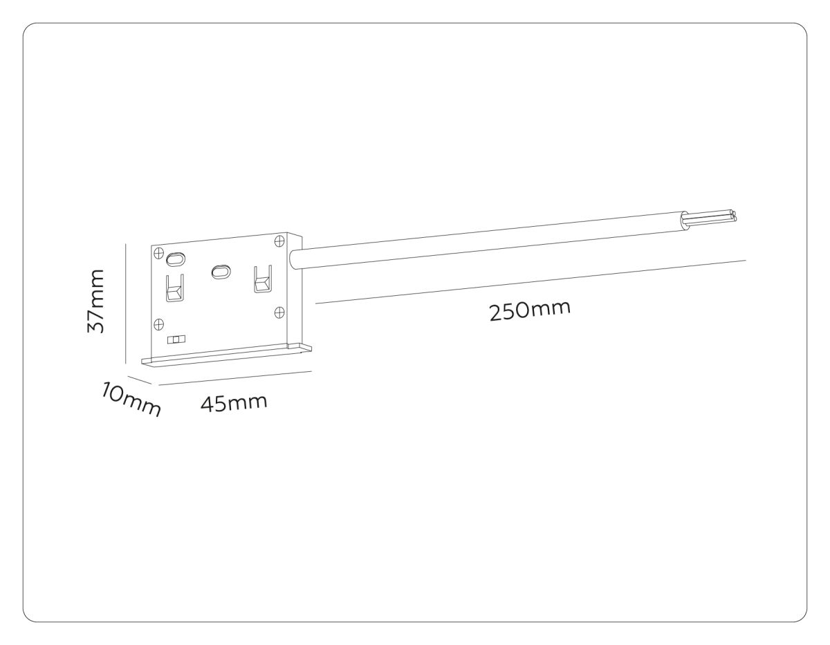 Ввод питания для магнитного шинопровода Ambrella Light Track System GL2025