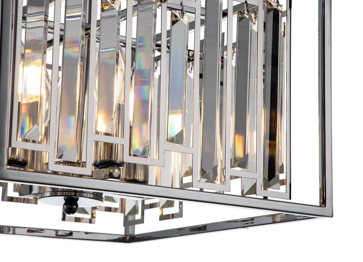 Люстра на штанге Indigo Valzer 12001/4R Chrome V000063