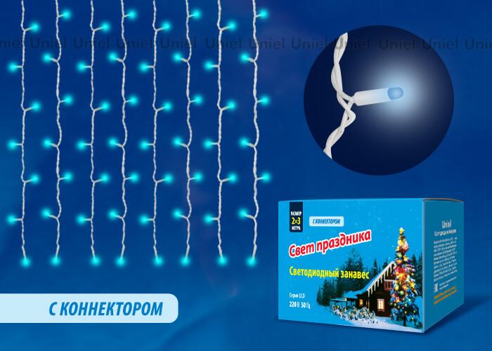 Уличная светодиодная гирлянда (UL-00001363) Uniel занавес 220V синий ULD-C2030-240/SWK BLUE IP67