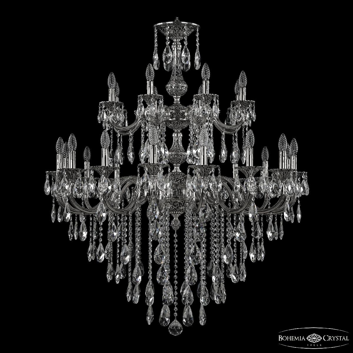 Подвесная люстра Bohemia Ivele Crystal Verona 72101/16+8/360/2d B NB