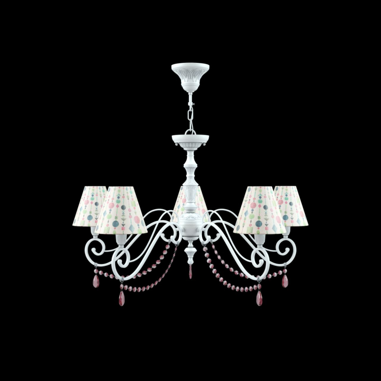 Подвесная люстра Lamp4you Classic E3-05-WM-LMP-O-17-CRL-E3-05-PK-UP