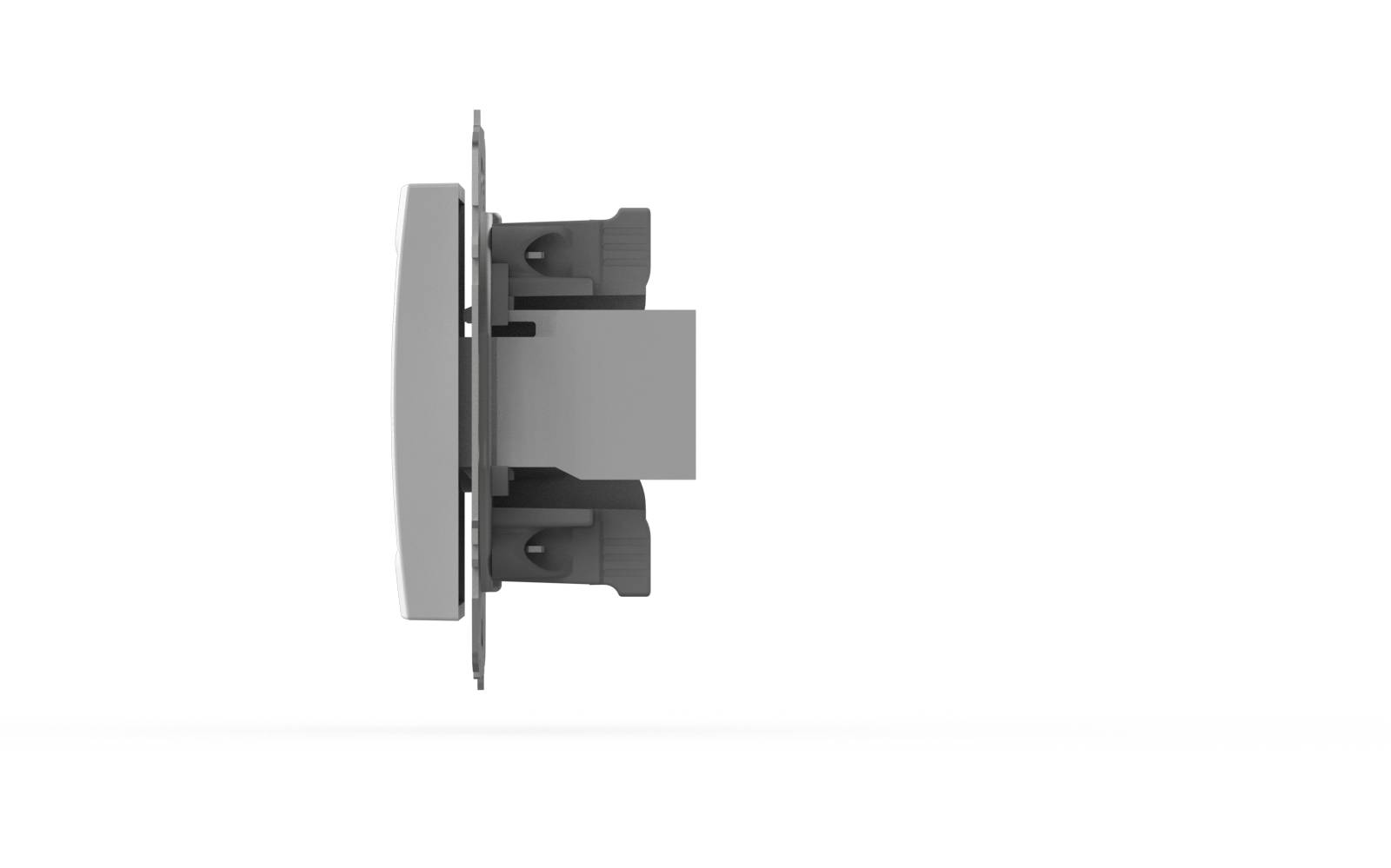Розетка компьютерная + TF. (Cat 6) ELBI Zena Vega 609-015600-249