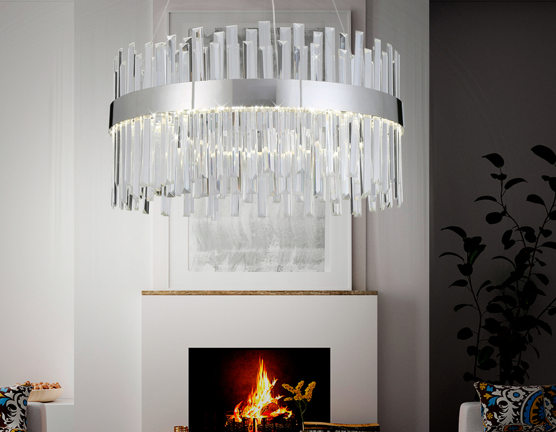 Подвесная светодиодная люстра Ambrella Light Traditional TR5009