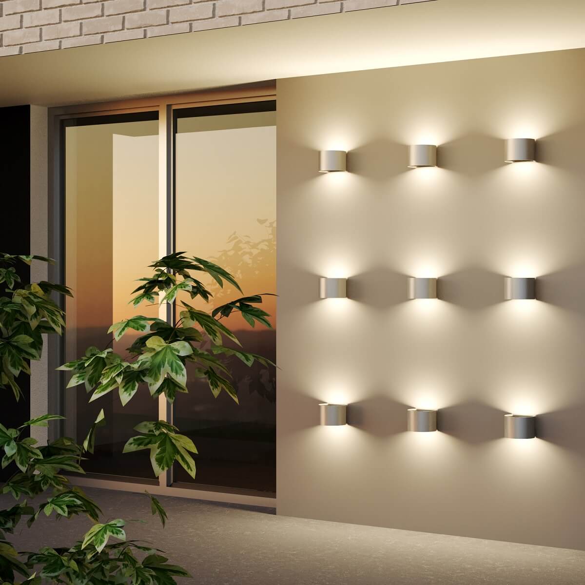 Уличный настенный светодиодный светильник Elektrostandard 1518 Techno LED BLADE алюминий 4690389154317