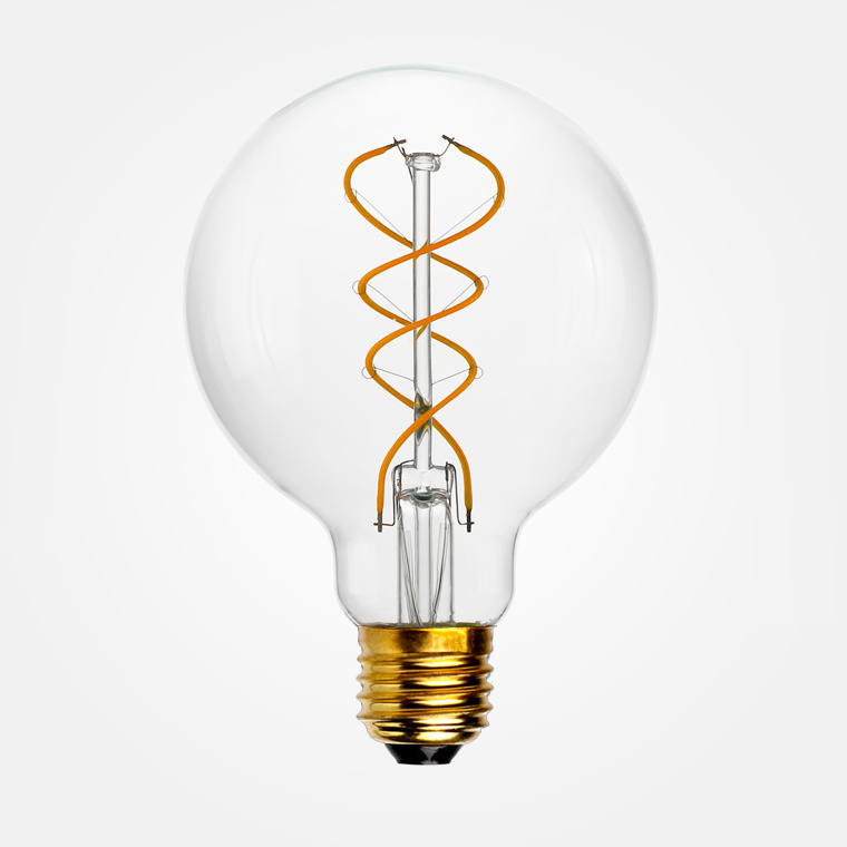 Лампа светодиодная филаментная Sun Lumen E27 5W прозрачная 056-939