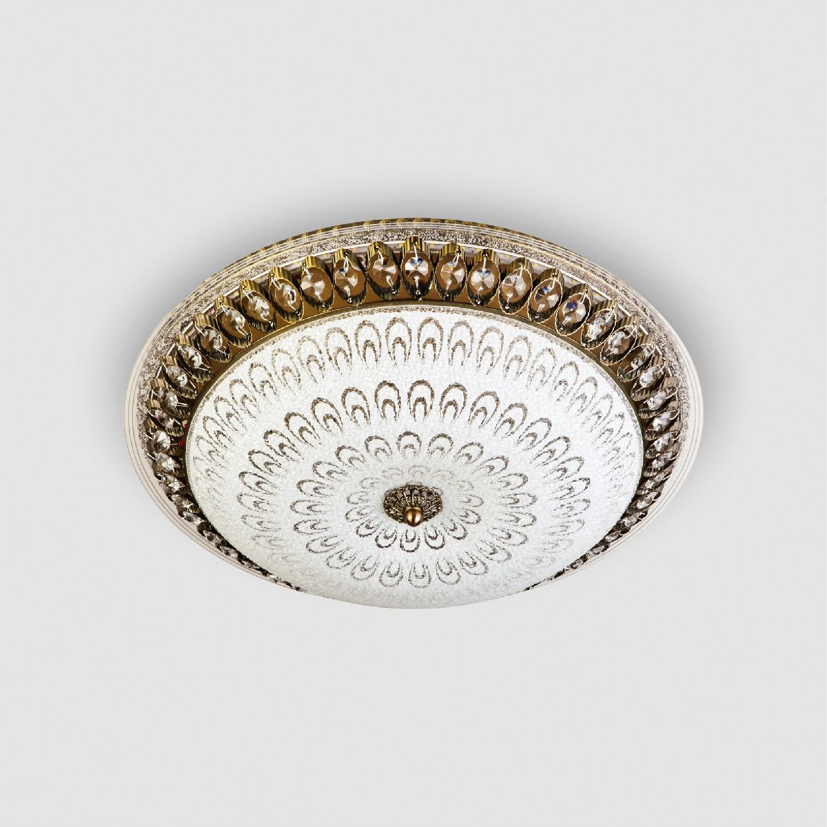 Потолочный светильник стеклянный LED4U L1109-400 AB